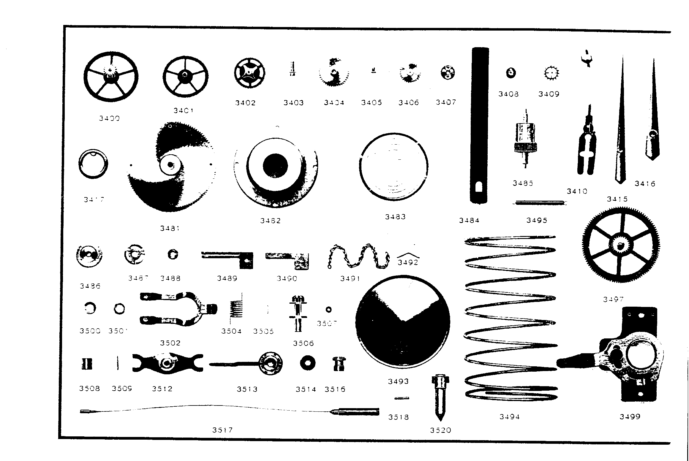 Mike s Atmos Clock Clinic s LeCoultre Atmos Clock Parts Page